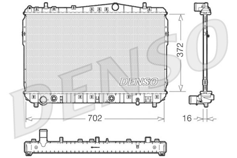 DENSO DRM15002 K&uuml;hler CHEVROLET NUBIRA Estate 1.6 (2005 - )