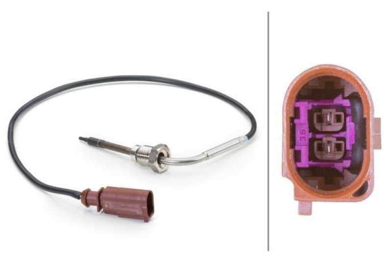 HELLA 6PT 014 494-231 Sensor, Abgastemperatur f&uuml;r VW TOUAREG (7P5, 7P6)