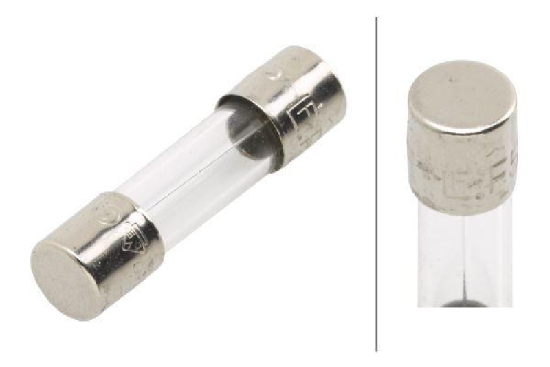 HELLA 8JS 713 550-003 Sicherung D 52, glasklar Set