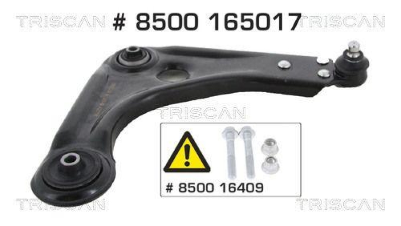 TRISCAN 8500 165017 Querlenker f&uuml;r Ford Ka