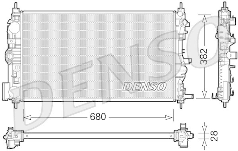 DENSO DRM15005 K&uuml;hler CHEVROLET CRUZE Hatchback (J305) 2.0 CDI (2011 - )