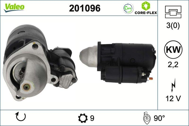 VALEO 201096 Starter - CORE-FLEX - BMW 3 series