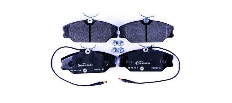 HELLA 8DB 355 019-181 Bremsbelagsatz, Scheibenbremsbelag f&uuml;r RENAULT