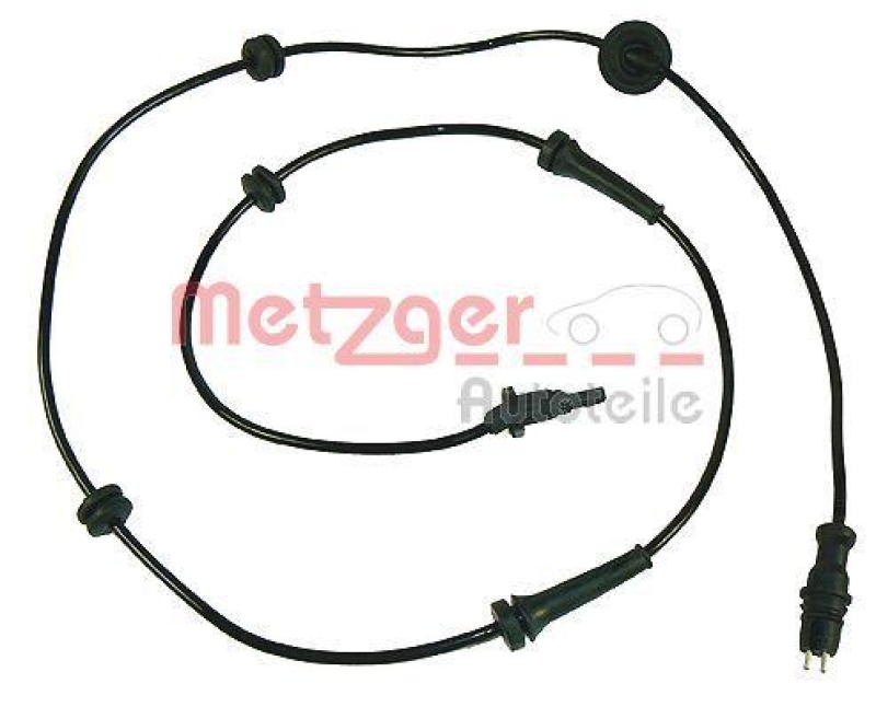 METZGER 0900659 Sensor, Raddrehzahl f&uuml;r FIAT VA links