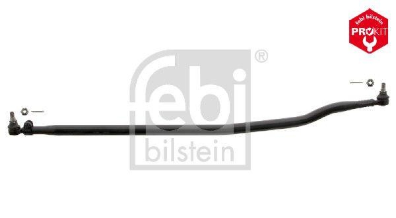 FEBI BILSTEIN 17577 Lenkstange mit Kronenmuttern und Splinten für Mercedes-Benz