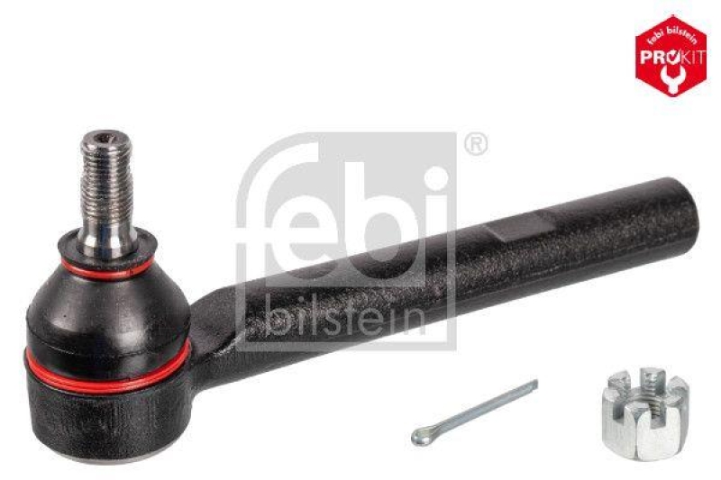 FEBI BILSTEIN 43184 Spurstangenendst&uuml;ck mit Kronenmutter und Splint f&uuml;r TOYOTA