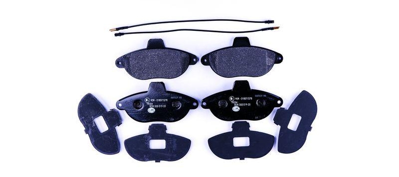 HELLA 8DB 355 019-251 Bremsbelagsatz, Scheibenbremsbelag für FIAT/P.S.A