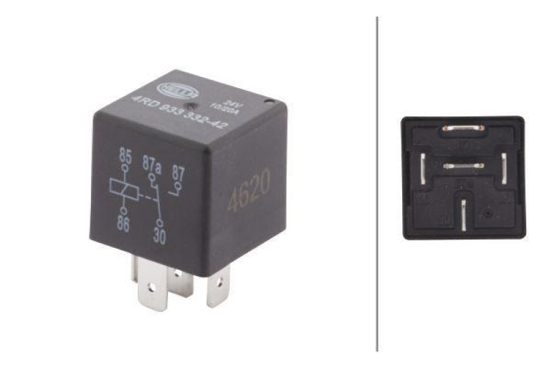 HELLA 4RD 933 332-421 Relais, Arbeitsstrom