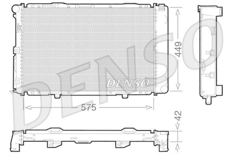 DENSO DRM17065 K&uuml;hler MERCEDES-BENZ 190 (W201) D 2.0 (201.122) (1989 - 1993)