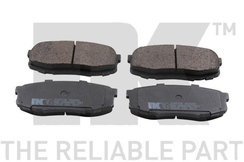 NK 2245106 Bremsbelagsatz, Scheibenbremse f&uuml;r LEXUS, TOYOTA