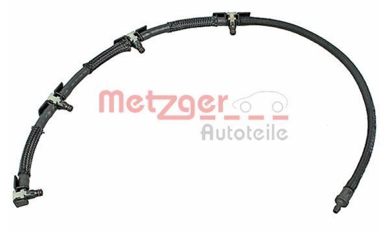 METZGER 0840106 Schlauch, Leckkraftstoff f&uuml;r AUDI/SEAT/SKODA/VW MIT DRUCKVENTIL