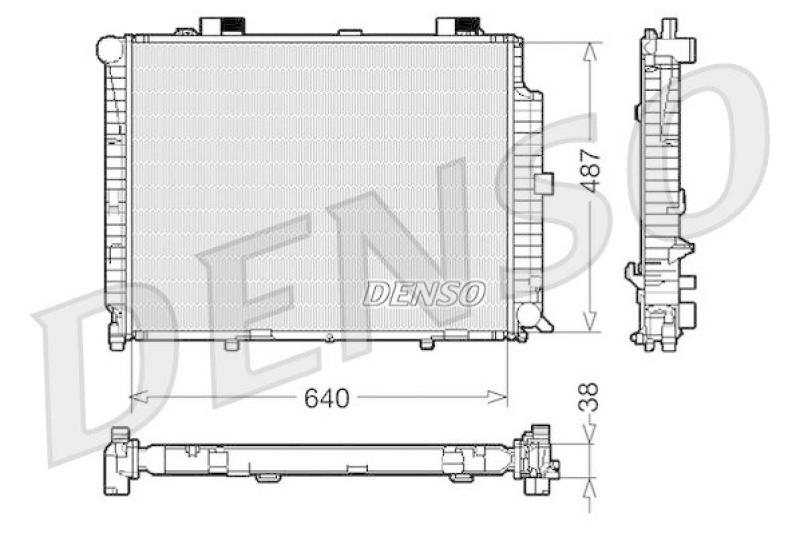 DENSO DRM17087 K&uuml;hler MERCEDES-BENZ E-CLASS Estate (S210) E 200 T (210.235) (1996 - 2000)