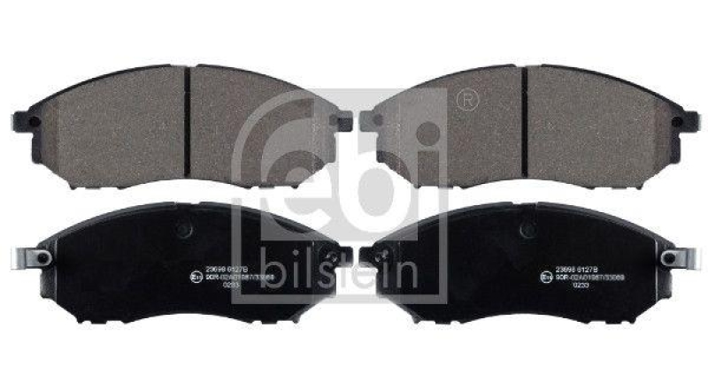FEBI BILSTEIN 116188 Bremsbelagsatz f&uuml;r Renault