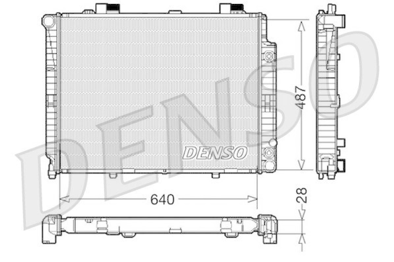 DENSO DRM17088 K&uuml;hler MERCEDES-BENZ E-CLASS (W210) E 200 (210.035) (1995 - 2000)
