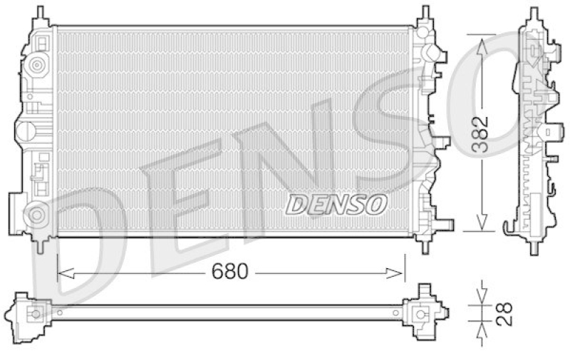 DENSO DRM17101 K&uuml;hler MERCEDES-BENZ E-CLASS Estate (S210) E 220 T CDI (210.206) (1999 - 2003)