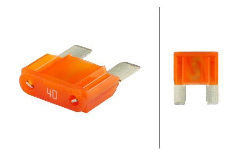 HELLA 8JS 728 595-071 Sicherung Maxi, 40 A orange