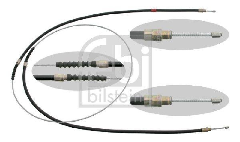 FEBI BILSTEIN 17903 Handbremsseil f&uuml;r Peugeot
