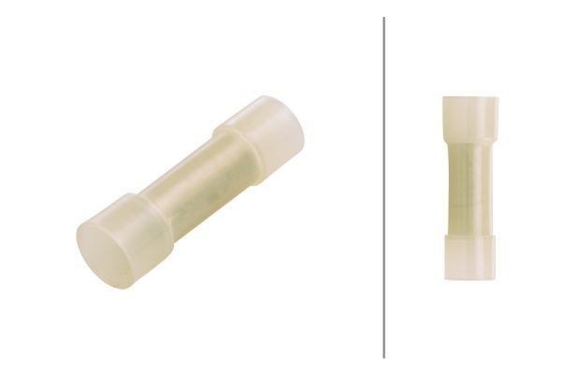 HELLA 8KW 178 043-022 Leitungsverbinder, gelb -> 6 mm&sup2;, Stossverbinder