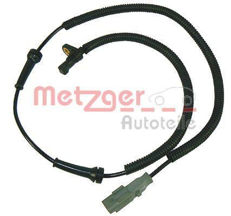 METZGER 0900672 Sensor, Raddrehzahl f&uuml;r CITROEN/FIAT/LANCIA/PEUGEOT HA links/rechts