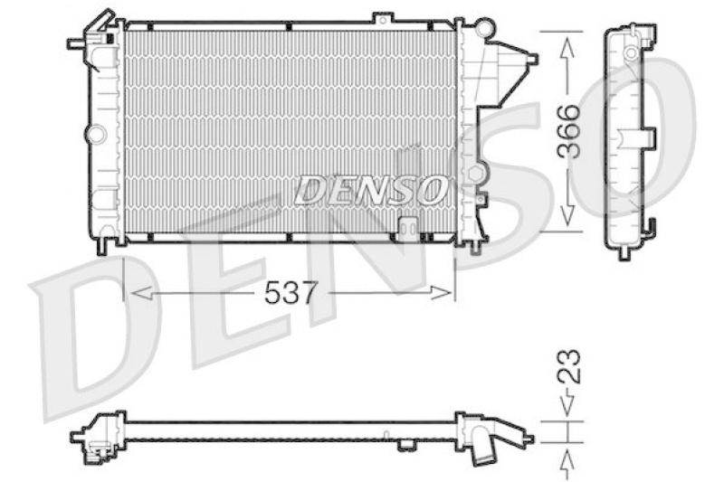 DENSO DRM20023 K&uuml;hler OPEL VECTRA A (86_, 87_) 1.8 i CAT (1990 - 1995)