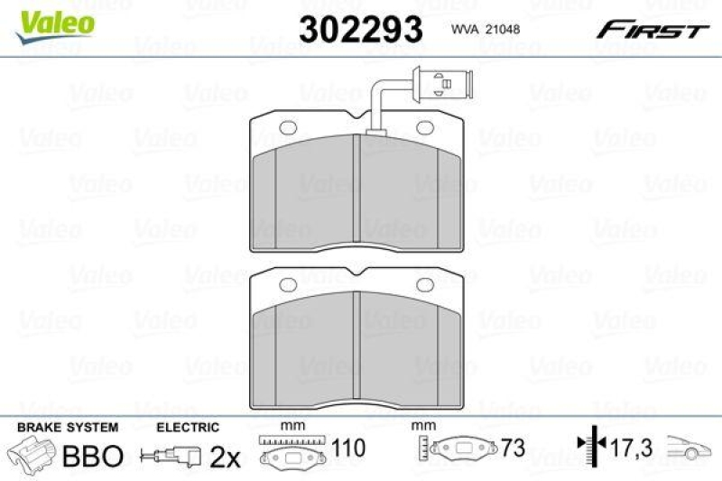 VALEO 302293 SBB-Satz FIRST
