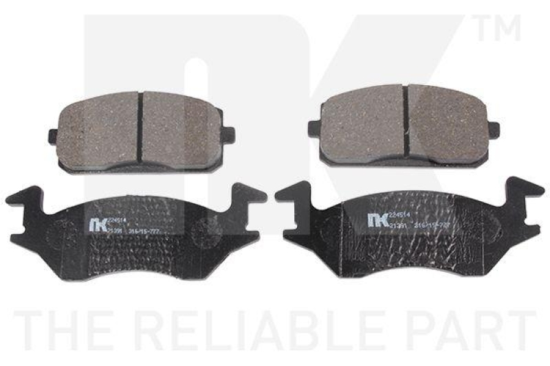 NK 224514 Bremsbelagsatz, Scheibenbremse f&uuml;r TOYOTA