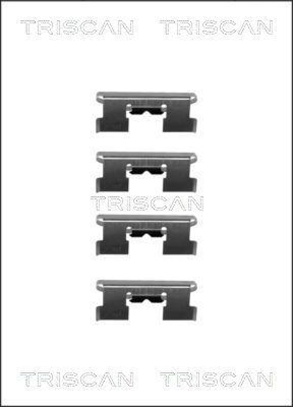 TRISCAN 8105 401438 Montagesatz, Scheibenbremsbelag f&uuml;r Honda Accord, Civic