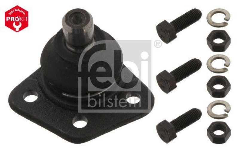 FEBI BILSTEIN 02408 Traggelenk mit Anbaumaterial für VW-Audi