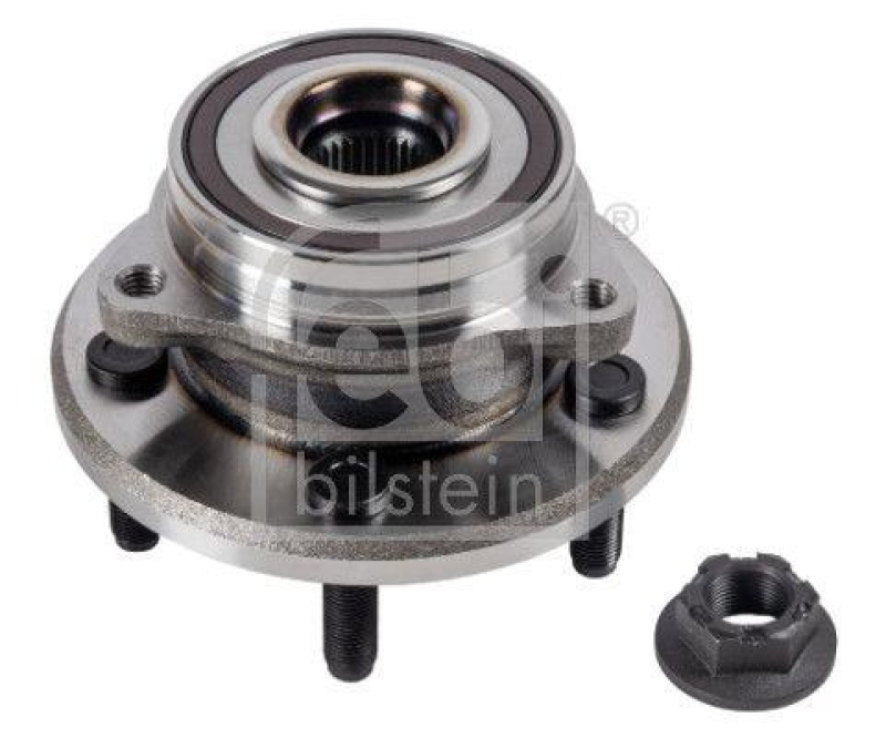 FEBI BILSTEIN 174753 Radlagersatz mit Radnabe und ABS-Impulsring f&uuml;r Jeep