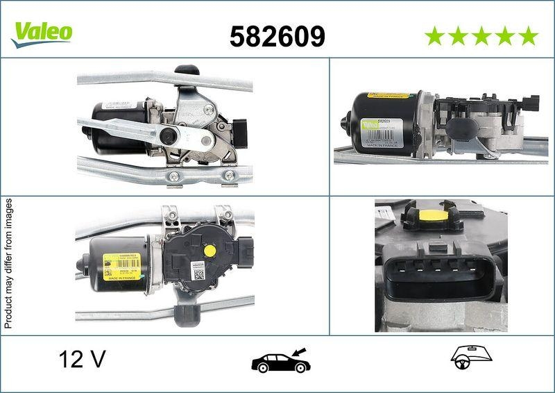 VALEO 582609 Wischermotor Front