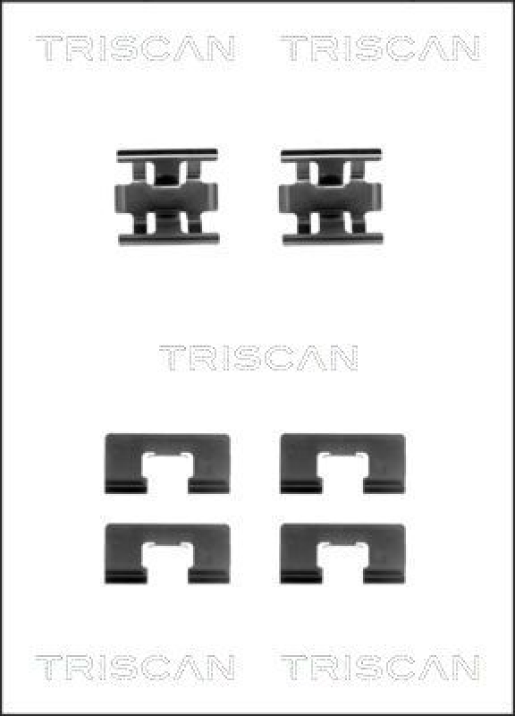 TRISCAN 8105 401606 Zubehörsatz Scheibenbremsbelag