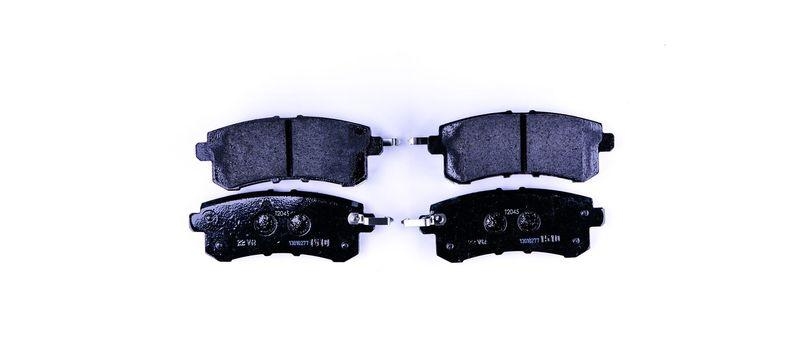 HELLA 8DB 355 019-541 Bremsbelagsatz, Scheibenbremsbelag f&uuml;r INFINITI/NISSAN