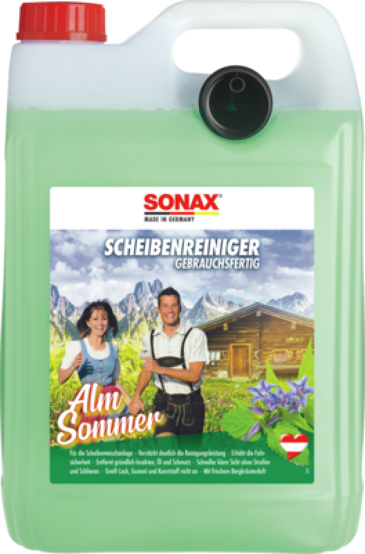 SONAX 03225000 Scheibenreiniger gebrauchsfertig AlmSommer 5L