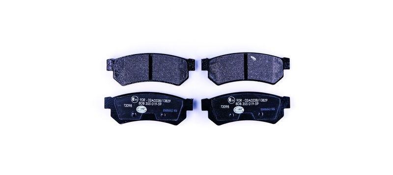 HELLA 8DB 355 019-591 Bremsbelagsatz, Scheibenbremsbelag f&uuml;r CHEVROLET