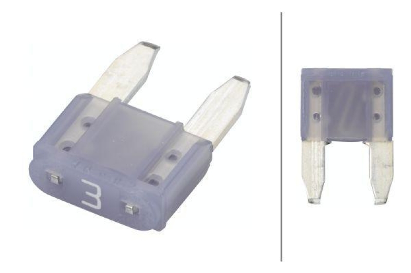 HELLA 8JS 728 596-881 Sicherung Mini, 3 A, linksla Set
