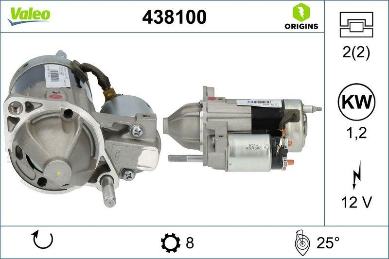 VALEO 438100 Starter Neu - ORIGINS
