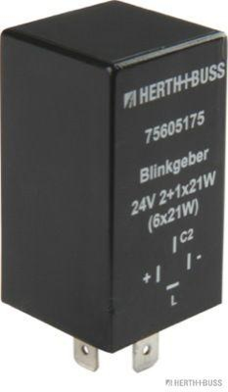 HERTH+BUSS 75605175 Blinkgeber 24 V, 4 pins, elektronisch