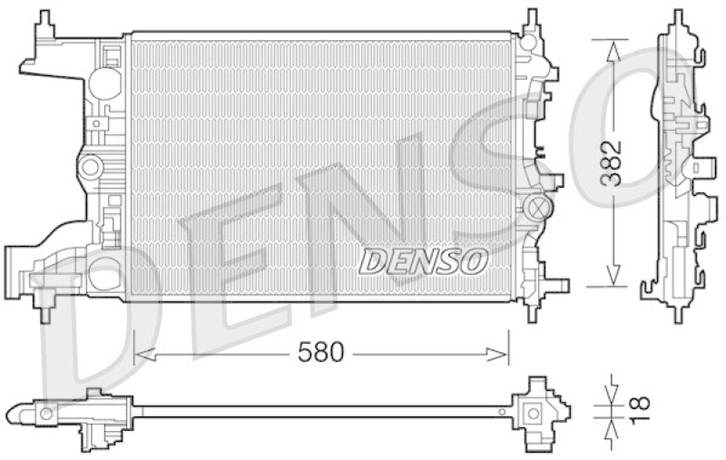 DENSO DRM20094 K&uuml;hler OPEL ASTRA J 1.6 (2009 - )