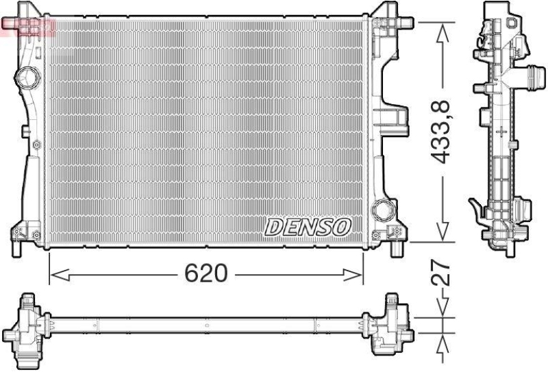 DENSO DRM09179 K&uuml;hler JEEP RENEGADE SUV (BU, B1, BV) 1.3 T-GDi 4x4 (18-)