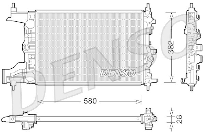 DENSO DRM20098 K&uuml;hler OPEL ASTRA J 1.4 Turbo (2009 - )