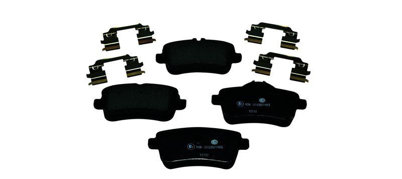 HELLA 8DB 355 019-741 Bremsbelagsatz, Scheibenbremsbelag f&uuml;r MB