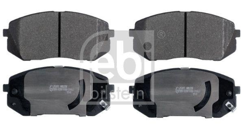 FEBI BILSTEIN 116265 Bremsbelagsatz f&uuml;r HYUNDAI