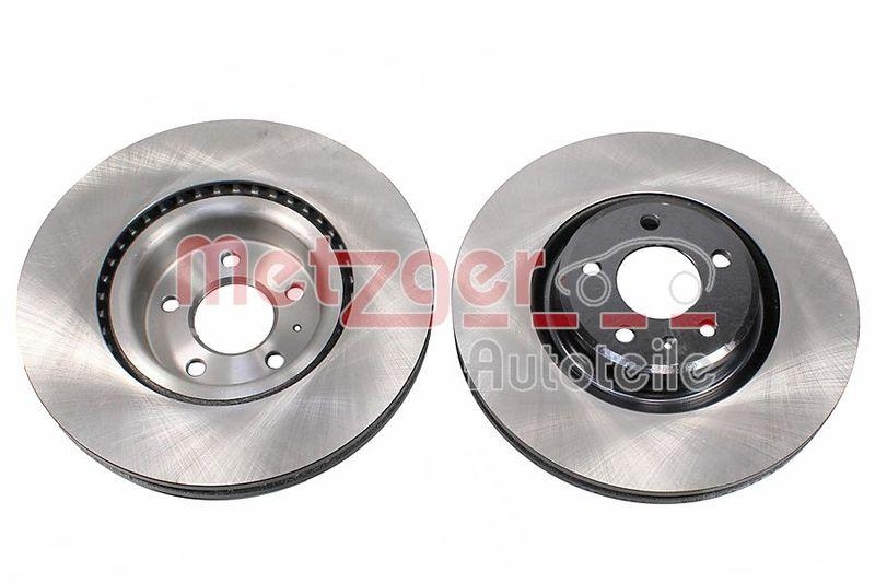 METZGER 6110951 Bremsscheibe Lack/Ks/Hc f&uuml;r AUDI VA links/rechts