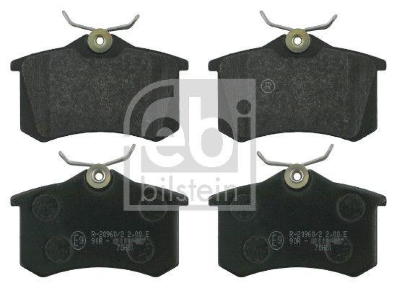 FEBI BILSTEIN 16146 Bremsbelagsatz f&uuml;r VW-Audi