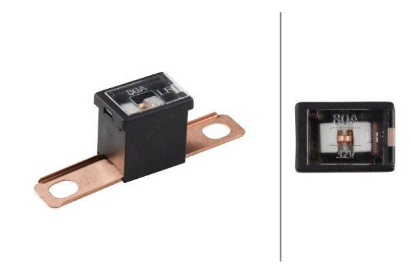 HELLA 8JS 740 026-301 Sicherung Pro-fit / PAL 80 A, schwarz
