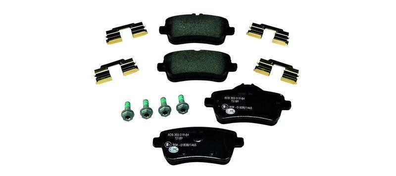 HELLA 8DB 355 019-841 Bremsbelagsatz, Scheibenbremsbelag f&uuml;r MB