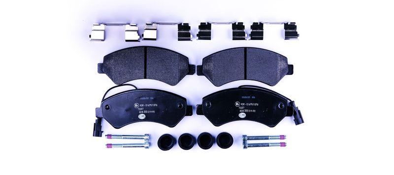 HELLA 8DB 355 019-901 Bremsbelagsatz, Scheibenbremsbelag f&uuml;r FIAT/P.S.A