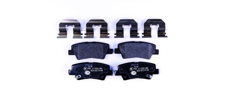 HELLA 8DB 355 019-981 Bremsbelagsatz, Scheibenbremsbelag f&uuml;r HYUNDAI/KIA