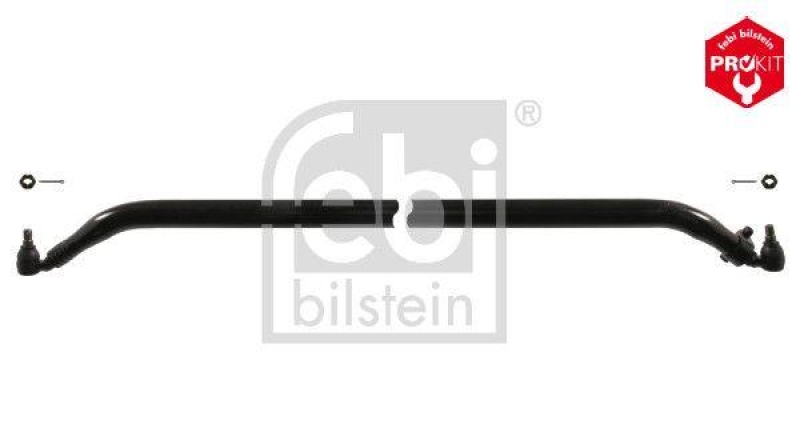 FEBI BILSTEIN 44867 Spurstange mit Kronenmuttern und Splinten für EVOBUS