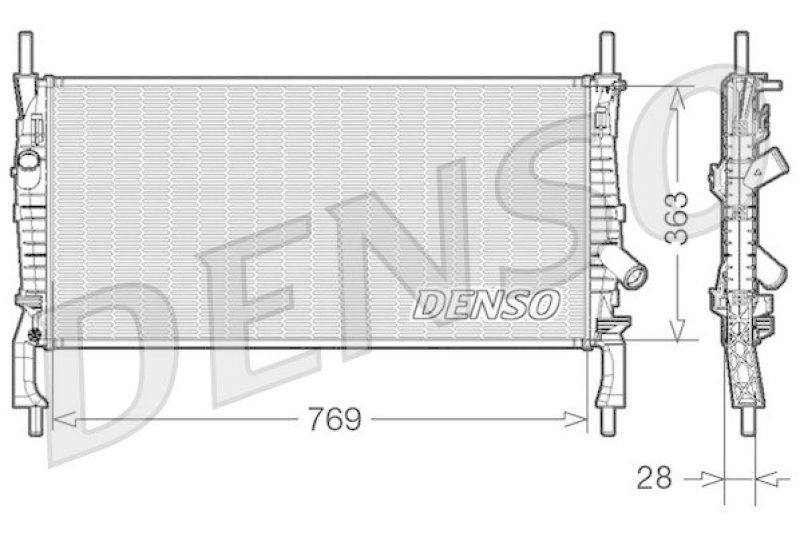 DENSO DRM10106 K&uuml;hler FORD TRANSIT Box 2.2 TDCi (2006 - )